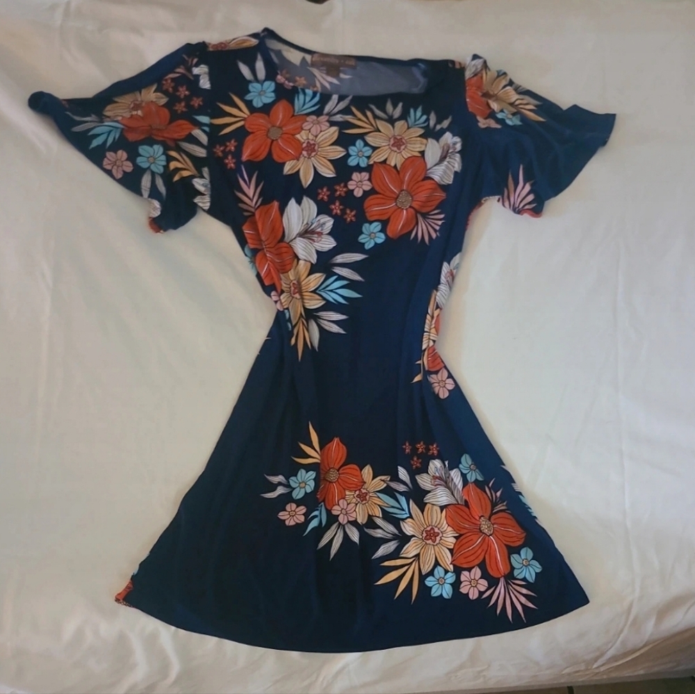 floral dress XXL
